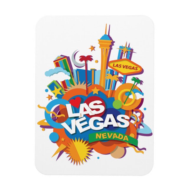 Magnet Flexible Las Vegas Nevada (Vertical)