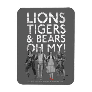 Magnet Flexible L'Assistant D'Oz™   Lions Tigers & Ours Oh My!