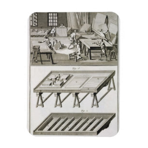 Magnet Flexible L'atelier et les outils d'un fabricant de miroir,