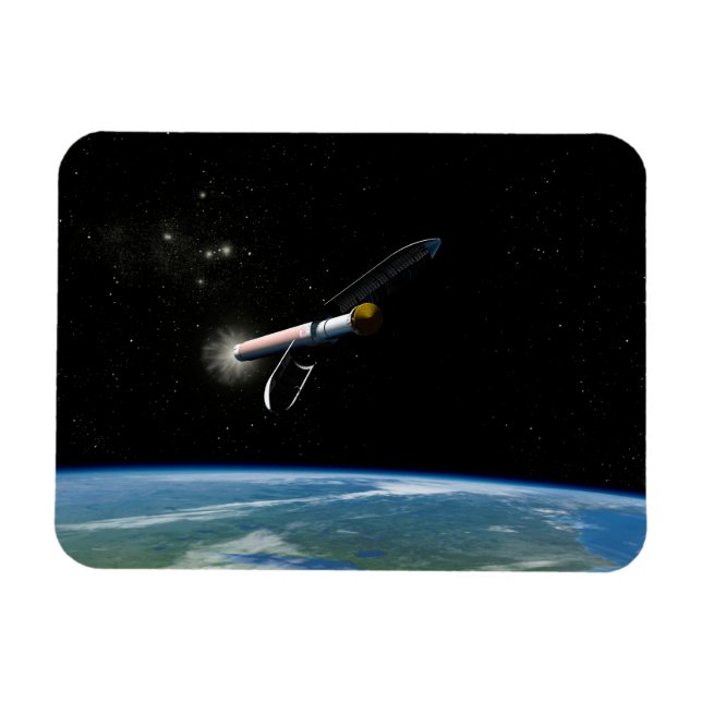 Magnet Flexible L'Atlas V541 Lance Le Véhicule En Orbite. (Horizontal)