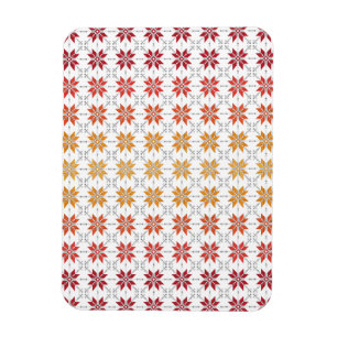 Magnet Flexible Latvian Morning SUN motif géométrique IV