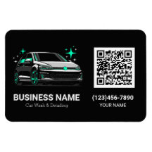 Lavage de voiture mobile et détail code QR personn