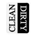 Lave-vaisselle noir sale propre