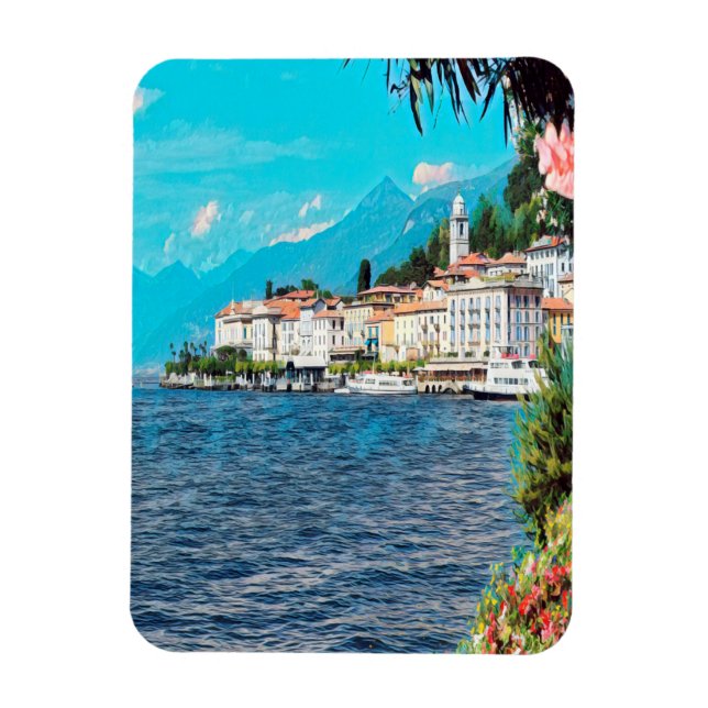 Magnet Flexible ldp BELLAGIO - Lac de Côme - (Vertical)