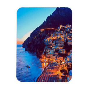 Magnet Flexible ldp POSITANO Côte Amalfi - coucher de soleil à l