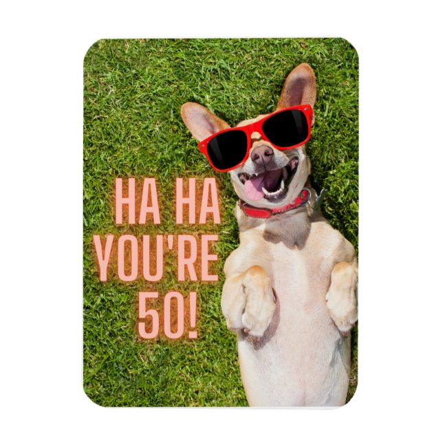 Magnet Flexible Le 50e anniversaire de Laughing (Vertical)