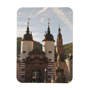 Magnet Flexible Le Alte Brucke dans la vieille ville, Heidelberg, 