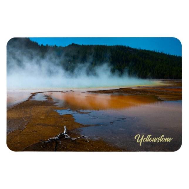 Magnet Flexible le bord du Grand Prismatic Spring Yellowstone (Horizontal)