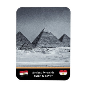 Magnet Flexible Le Caire, les pyramides égyptiennes - Egypte anci