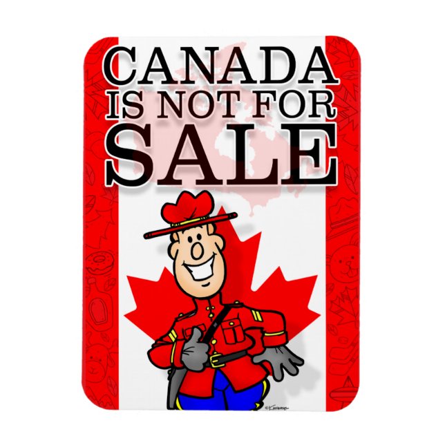 Magnet Flexible Le Canada n'est PAS à vendre! (Vertical)
