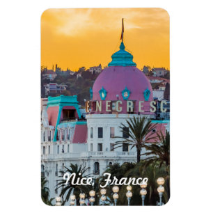 Magnet Flexible Le célèbre hôtel de luxe Negresco à Nice Franc