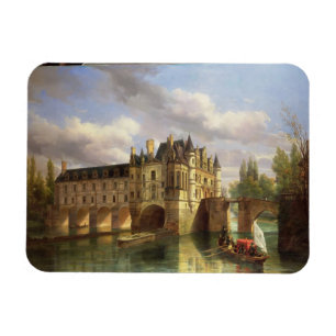 Magnet Flexible Le Château de Chenonceau, 1843 (huile sur toile)