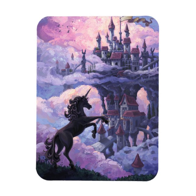 Magnet Flexible Le château de Unicorn (Vertical)