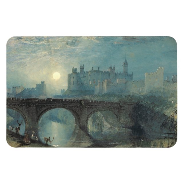 Magnet Flexible Le château William Turner Alnwick (Horizontal)
