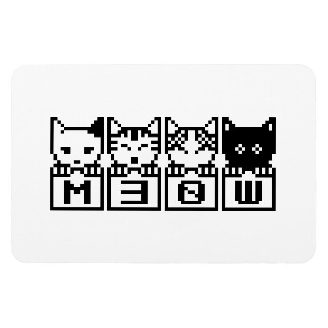 MAGNET FLEXIBLE LE CHATS M30W 8 BITS (Horizontal)