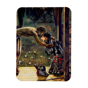 Magnet Flexible Le Chevalier Miséricordieux d'Edward Burne-Jones