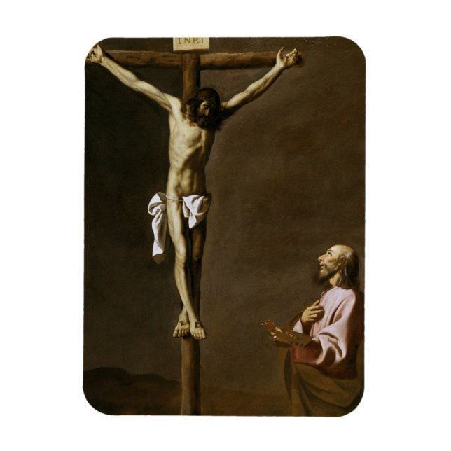 Magnet Flexible Le Christ crucifié avec un peintre (Vertical)