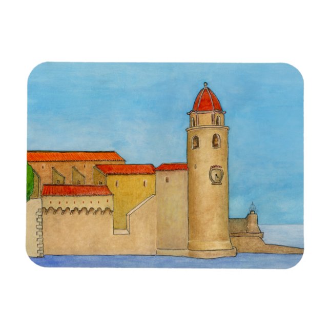 Magnet Flexible Le Clocher de Collioure (Horizontal)
