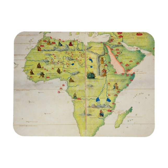 Magnet Flexible Le continent africain (Horizontal)