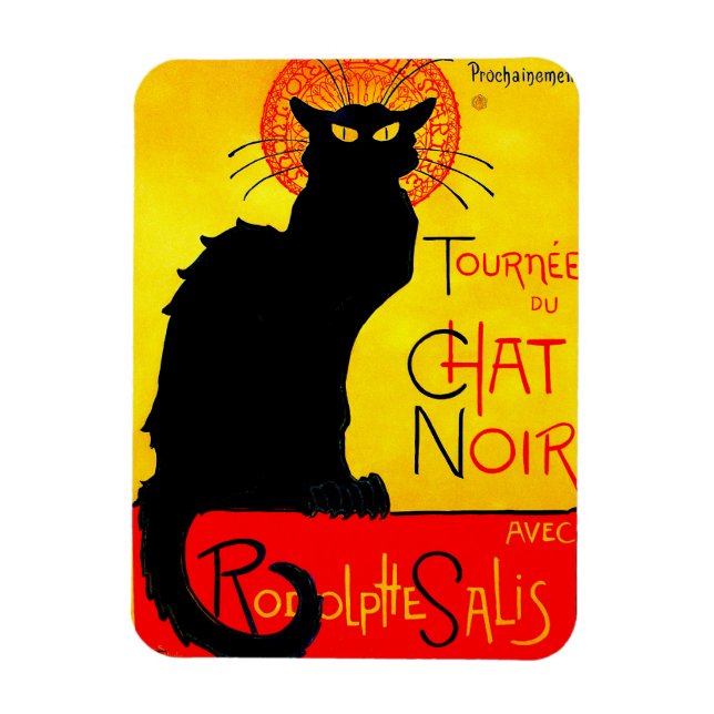 Magnet Flexible Le Conversation Noir Vintage (Vertical)