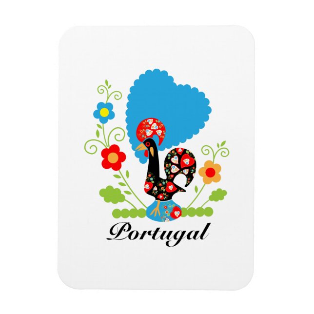 Magnet Flexible Le coq portugais (Vertical)