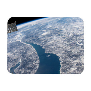 Magnet Flexible Le Cratère Manicouagan Et Le Saint-Laurent