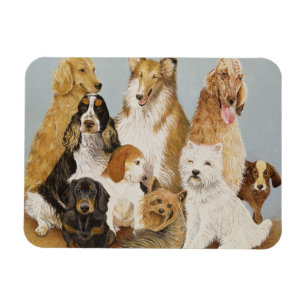 Magnet Flexible Le dîner des chiens