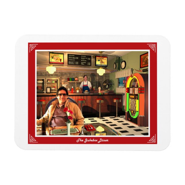 Magnet Flexible Le dîner Jukebox (Horizontal)
