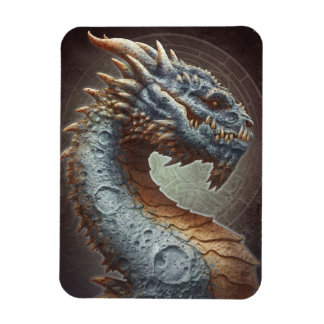 Magnet Flexible Le dragon de la lune par Kerem Beyit