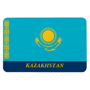 Magnet Flexible Le drapeau de Kazakhstan