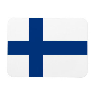 Magnet Flexible Le drapeau de la Finlande - le Siniristilippu