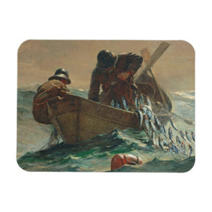 Magnet Flexible Le filet d'harengs, 1885 (huile sur la toile)