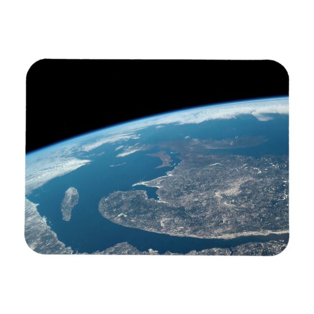 Magnet Flexible Le Golfe Du Saint-Laurent Et Le Canada. (Horizontal)