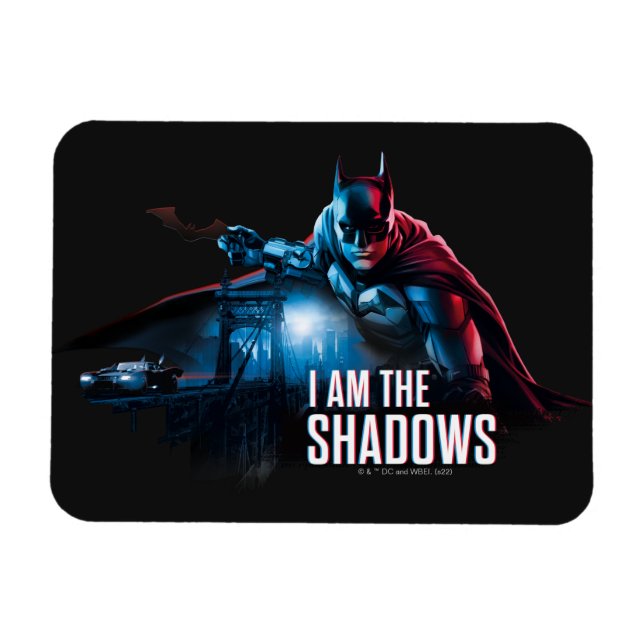 Magnet Flexible Le Graphique De Caractères Batman - Je Suis Les Om (Horizontal)