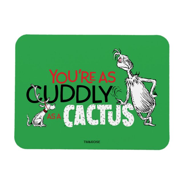 Magnet Flexible Le Grinch | Vous êtes aussi mordant qu'une citatio (Horizontal)