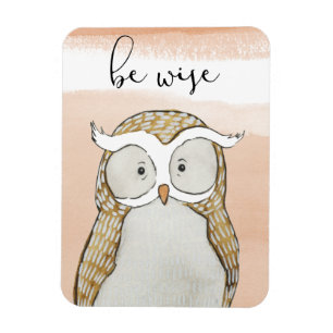 Magnet Flexible Le hibou de Cuddlies   soit sage