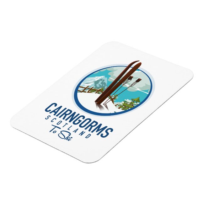 Magnet Flexible Le logo de Cairngorms scotland (Côté Gauche)