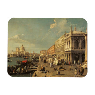Magnet Flexible Le Molo et le Zecca, Venise (huile sur la toile)