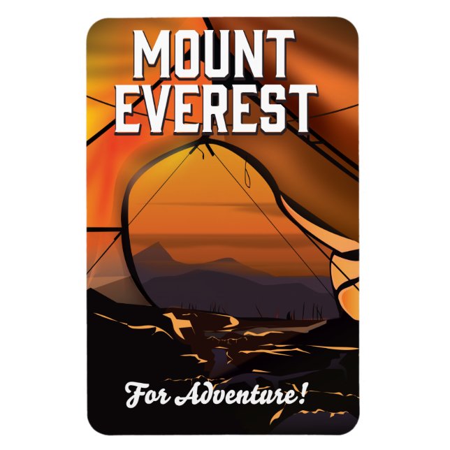 Magnet Flexible Le Mont Everest Pour L'Aventure ! (Vertical)