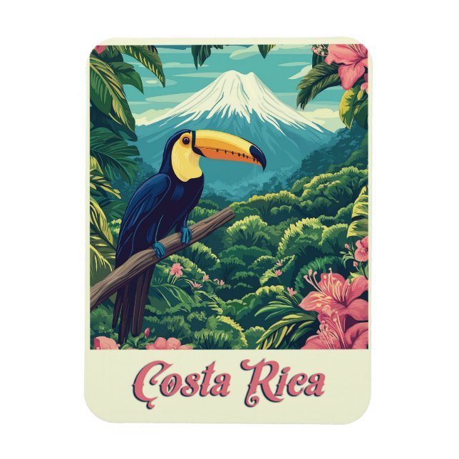 Magnet Flexible Le paradis du Costa Rica (Vertical)