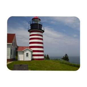 Magnet Flexible Le parc d'État du phare de West Quoddy Head est le