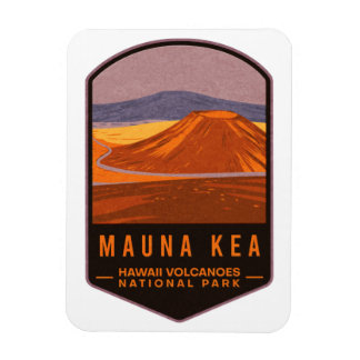 Magnet Flexible Le Parc national des volcans de Mauna Kea Hawaii