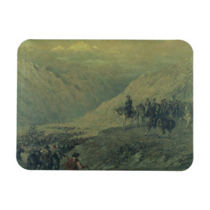 Magnet Flexible Le passage des Andes en 1817 (huile sur la toile)