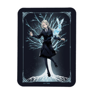 Magnet Flexible Le Patronus lapin d'Anime Luna Lovegood