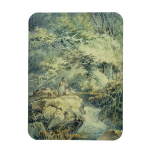 Magnet Flexible Le pêcheur à  la ligne, 1794 (la semaine au-dessus