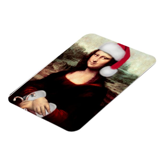 Magnet Flexible Le Père Noël de Mona Lisa (Côté Gauche)