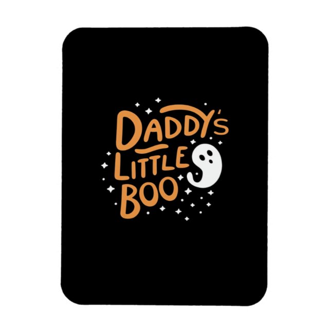Magnet Flexible Le petit Boo de papa, Joyeux Halloween (Vertical)