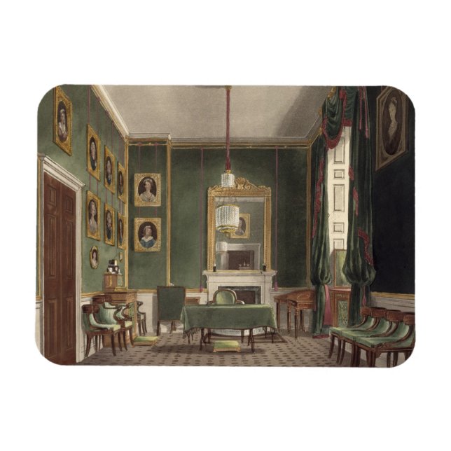 Magnet Flexible Le placard vert, Buckingham House, de "The Hist (Horizontal)