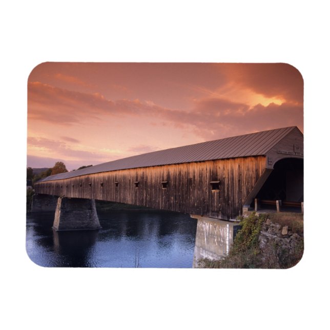 Magnet Flexible Le pont couvert le plus long des États-Unis (Horizontal)