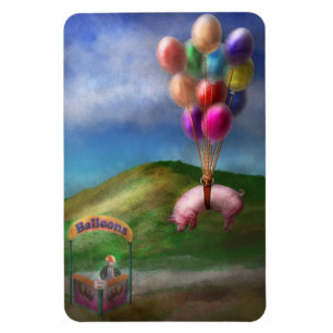 Magnet Flexible Le porc de vol - enfant - comment je me souhaite